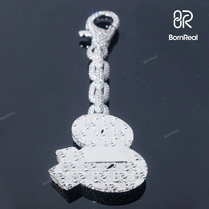 Custom & Symbol Keychain Pendant Wallet Chain Pants Chain Bornreal Jewelry