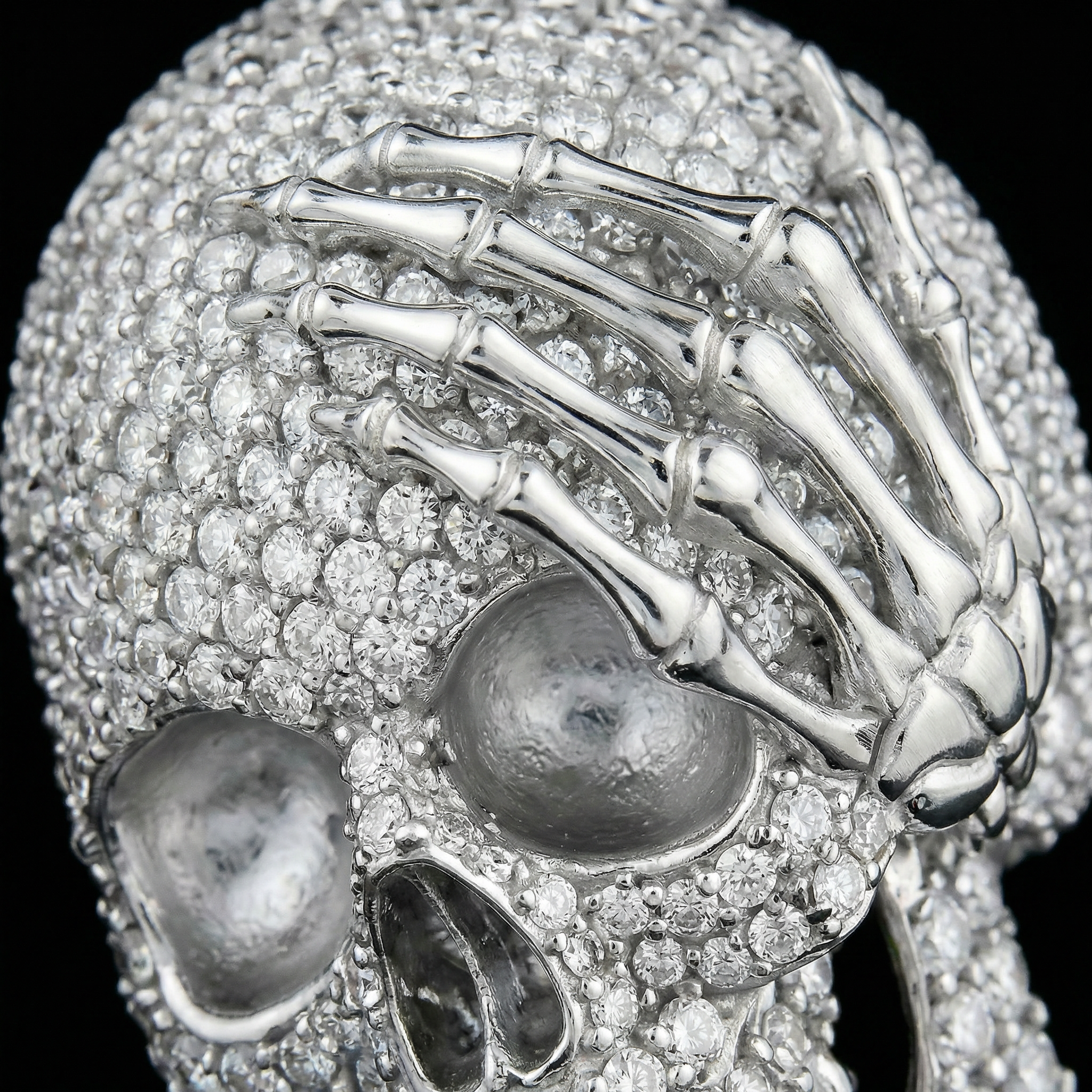 No Evil 3D Skull Pendant