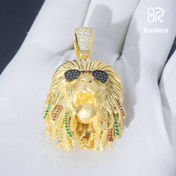 Eternal Marley Lion Pendant Bornreal Jewelry