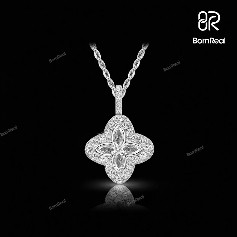 Colgante inicial personalizado de plata con letra R helada