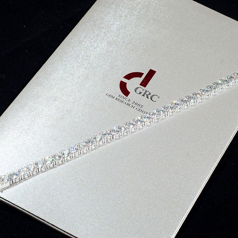 Iced Out Sterling Silver Tennis Chain Bracelet with VVS Diamonds_07