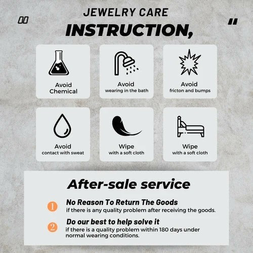 Jewelry Care Instruction