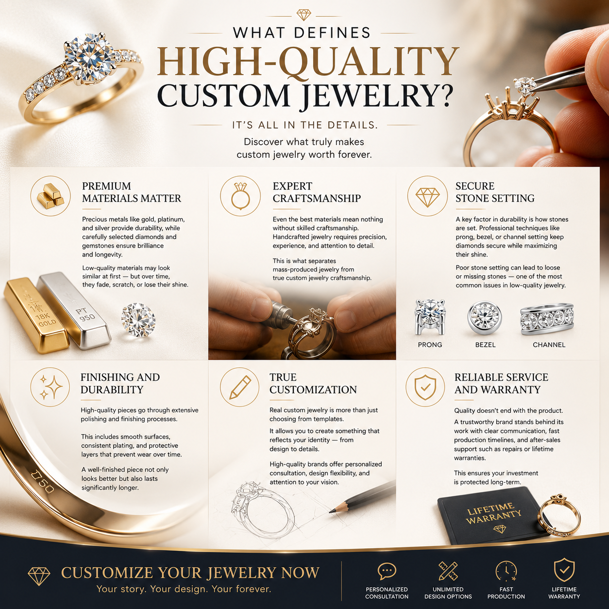 What Makes High-Quality Custom Jewelry? A Complete Guide