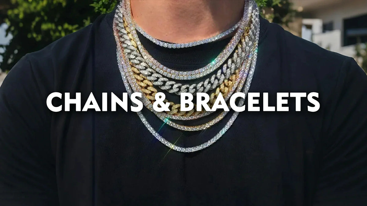 Chains & Bracelets – Iced Out VVS 925 Silver | Bornreal Jewelry