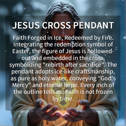 $30 Deposit – God's Mercy | Jesus Cross Pendant VVS Moissanite Diamond Pendant (Full Price $199)