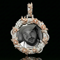 BornReal Wings & Roses Memory Pendant