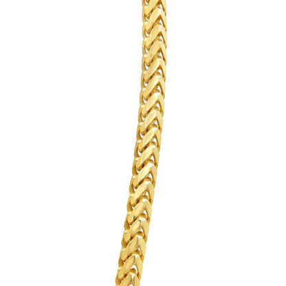 10K Real Gold Hip Hop Necklace 5MM Franco Chain