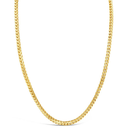 10K Real Gold Hip Hop Necklace 5MM Franco Chain