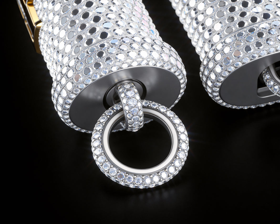 Iced Initial Pavé Lighter Case