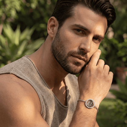 Vintage Fire-Engraved Initial Mother of Pearl Diamond Jewelry Bracelets