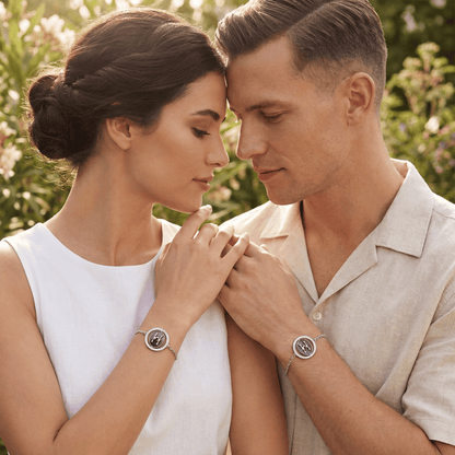 Vintage Fire-Engraved Initial Mother of Pearl Diamond Jewelry Bracelets