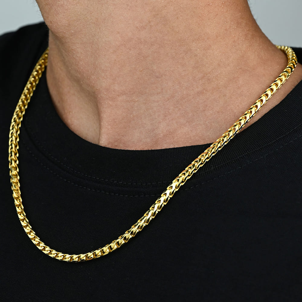 4.2MM 925 Sterling Silver Men's Punk Hip Hop Franco Chain Bornreal Jewelry - Bornreal Jewelry
