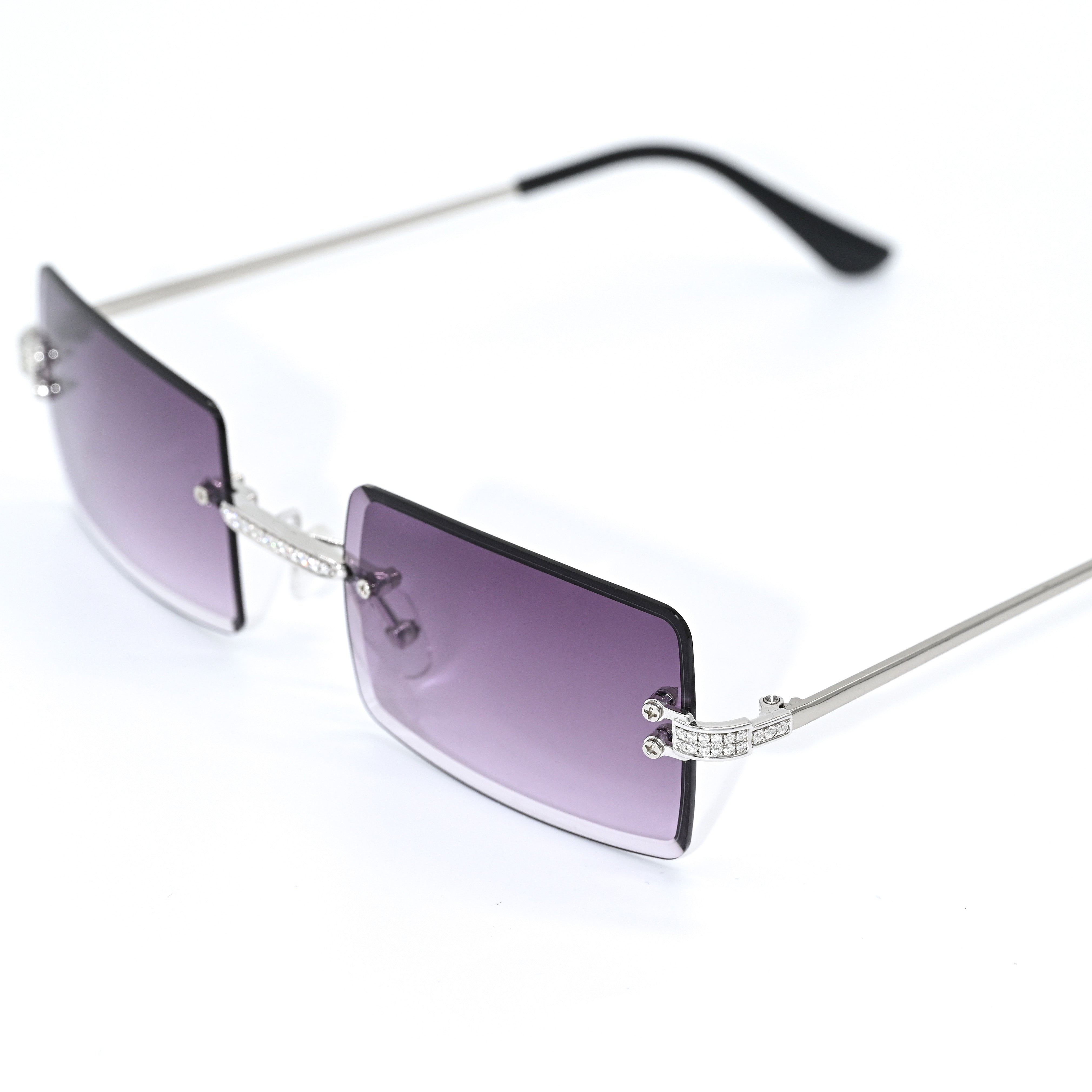 VVS Moissanite Diamond Sunglasses 18K Gold
