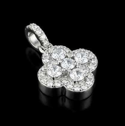 Lucky Stone Clover Pendant