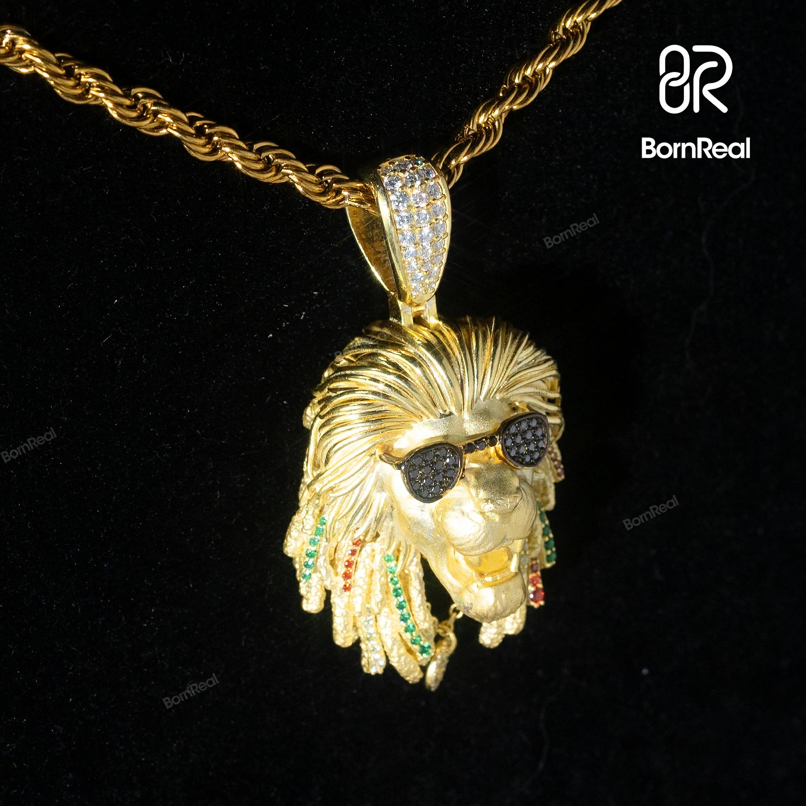 Eternal Marley Lion Pendant Bornreal Jewelry