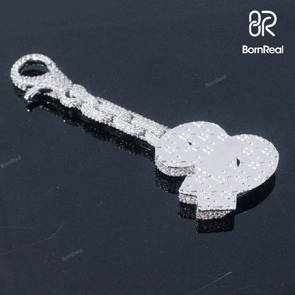 Custom & Symbol Keychain Pendant Wallet Chain Pants Chain Bornreal Jewelry