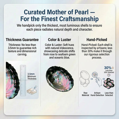 Vintage Fire-Engraved Initial Mother of Pearl Diamond Jewelry Bracelets