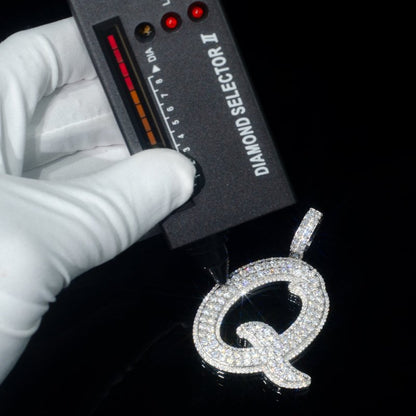 2 inches A to Z VVS Diamond Letter Pendant Suitable for Everyday Wear_06
