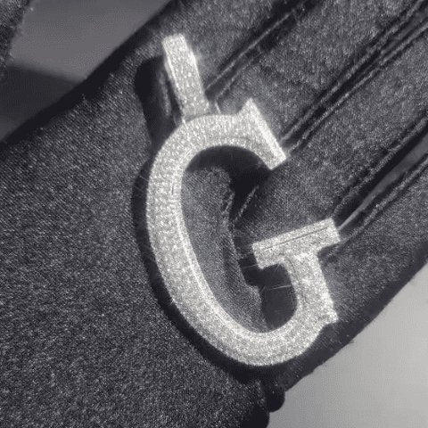 2 inches A to Z VVS Diamond Letter Pendant Suitable for Everyday Wear_11