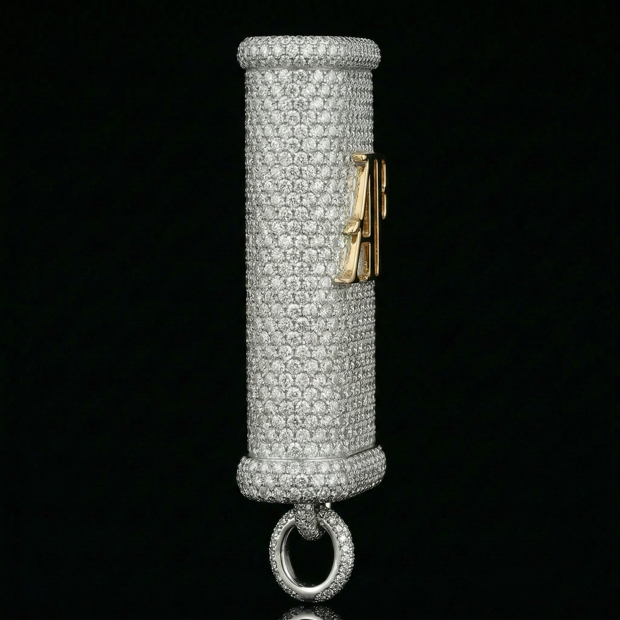 Iced Initial Pavé Lighter Case