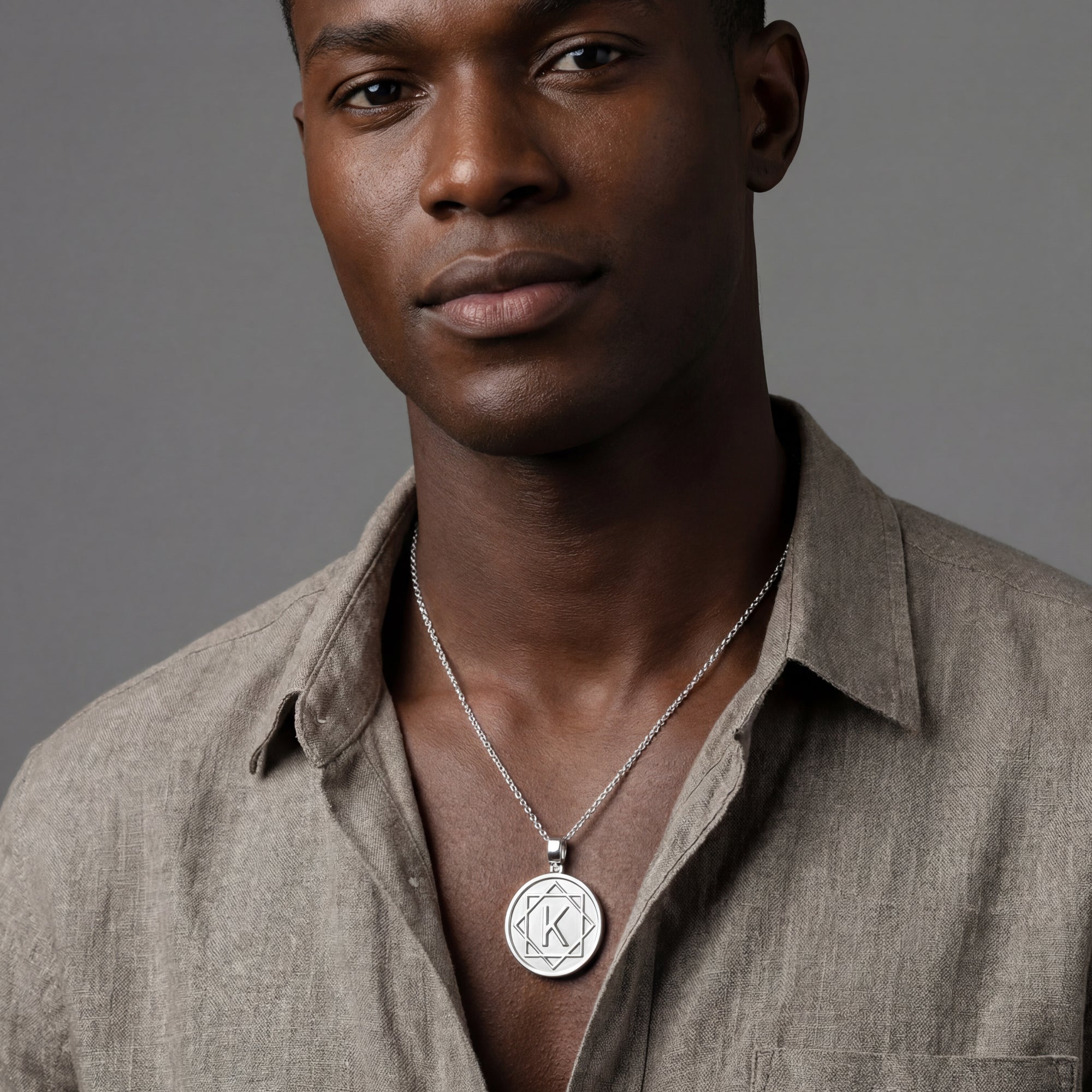 Custom Coin-Style Logo Pendant