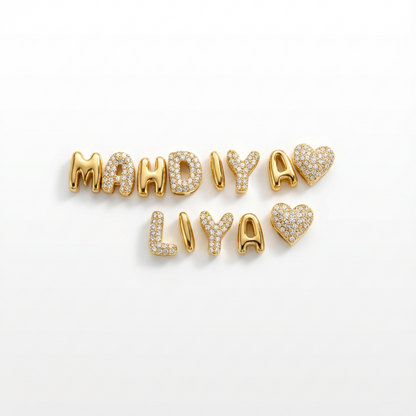 Pendentif numéroté personnalisé glacé, pendentif diamant noir et blanc 