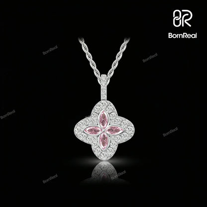 Colgante inicial personalizado de plata con letra R helada 