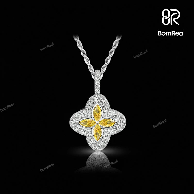 Colgante inicial personalizado de plata con letra R helada 