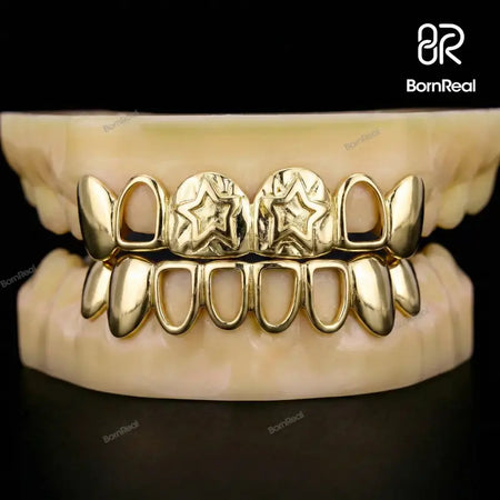 Custom Double Star Grillz