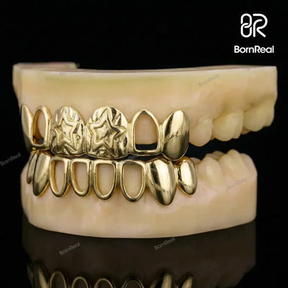 Custom Double Star Grillz
