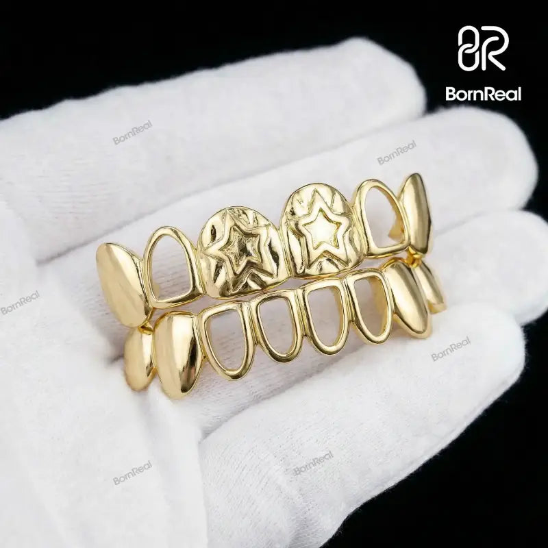 Custom Double Star Grillz