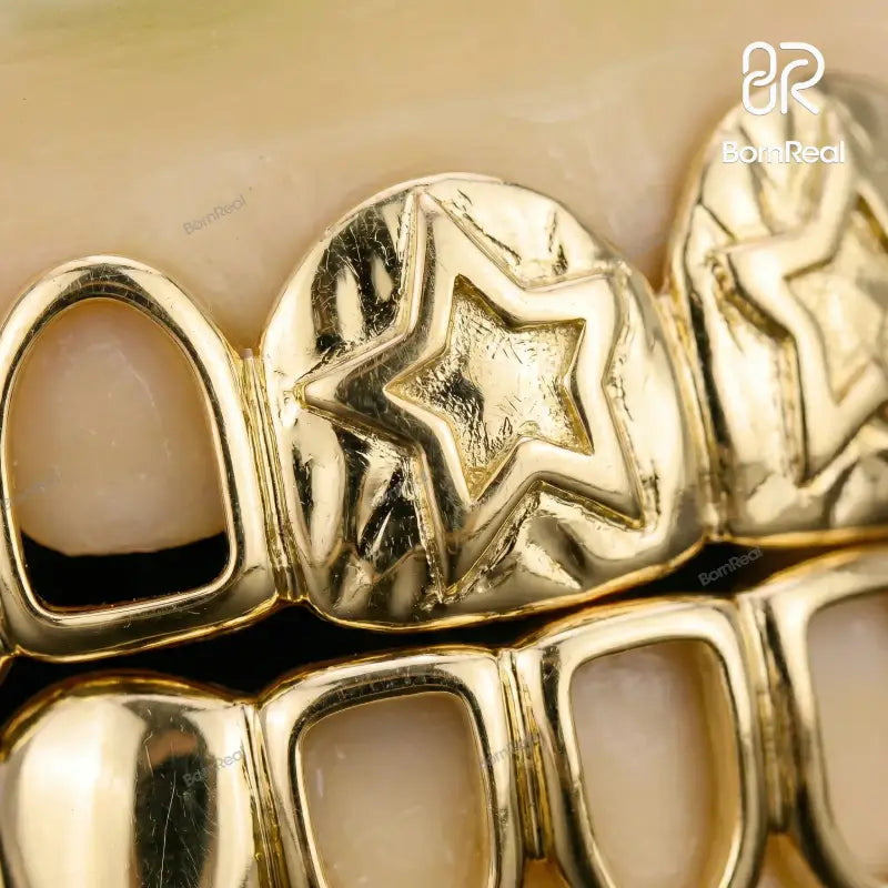 Custom Double Star Grillz
