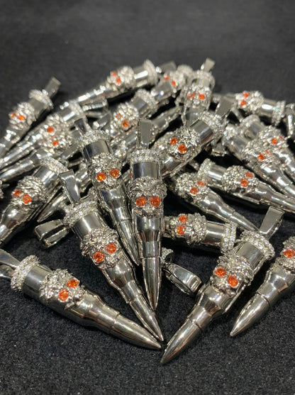 God's Mercy | Bullet Skull Bullet Pendant