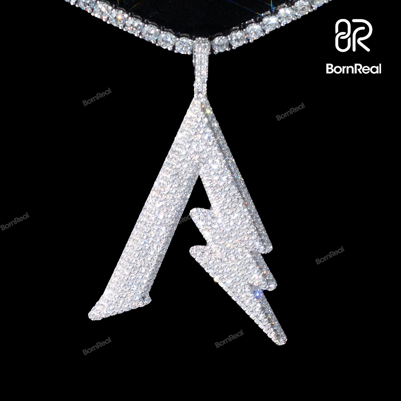 Custom Logo Pendant Thunderbolt Pendant