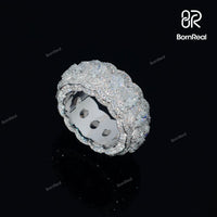 Oval Wedding Band Statement Ring For Men Bornreal Jewelry