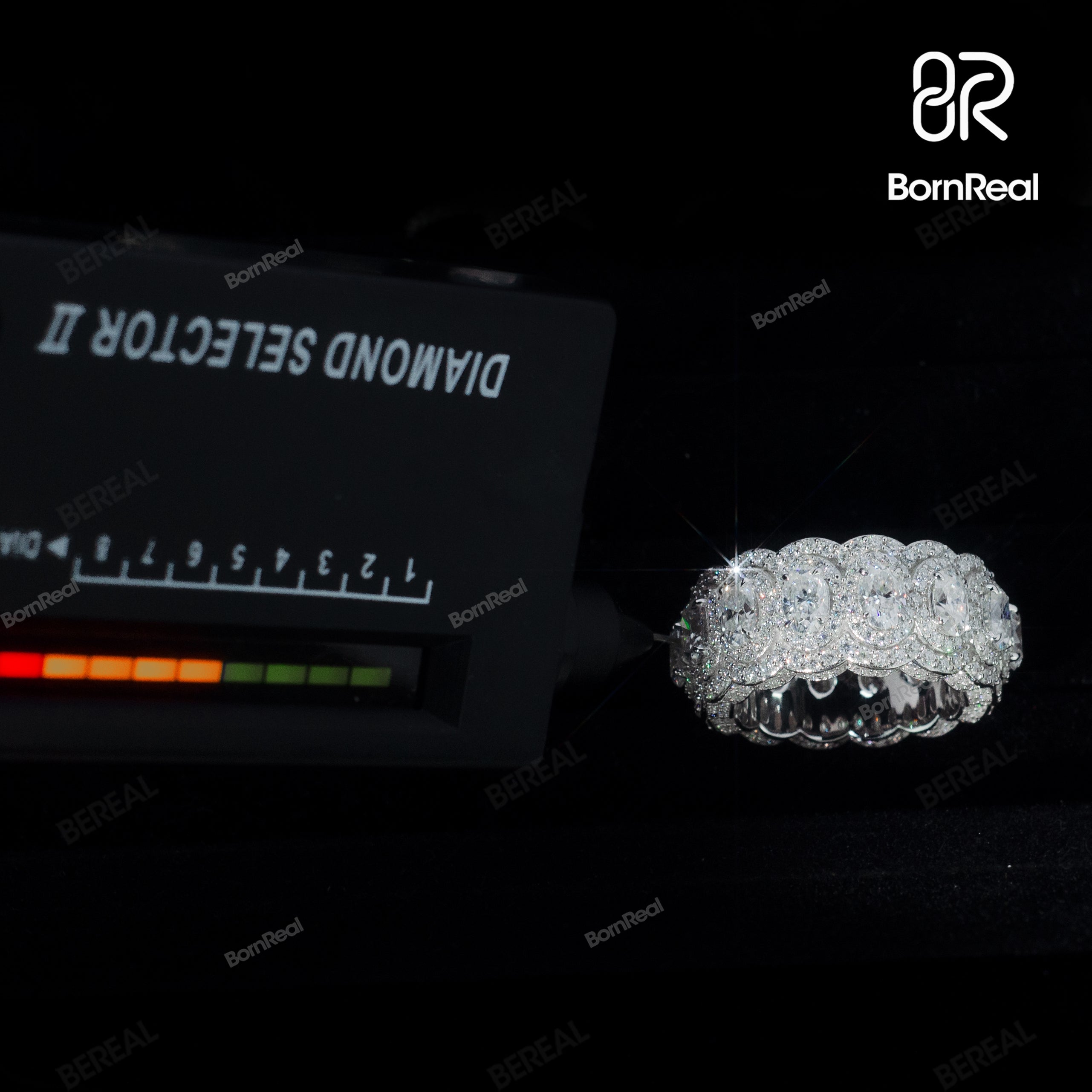 Oval Wedding Band Statement Ring For Men Bornreal Jewelry