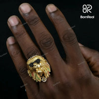 Bob Marley Collection – Lion Pendant, Lion Ring & Earrings.