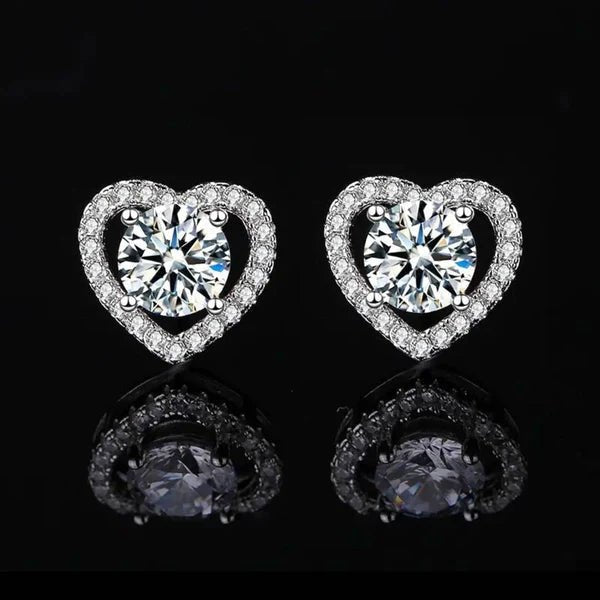 Anti - allergic High - Quality VVS Moissanite Diamond Mens Cluster Earrings For Gift