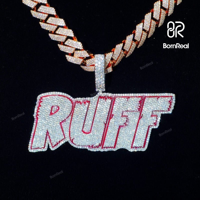 Custom Moissanite Hip Hop chain Iced Out Name Pendant For Men