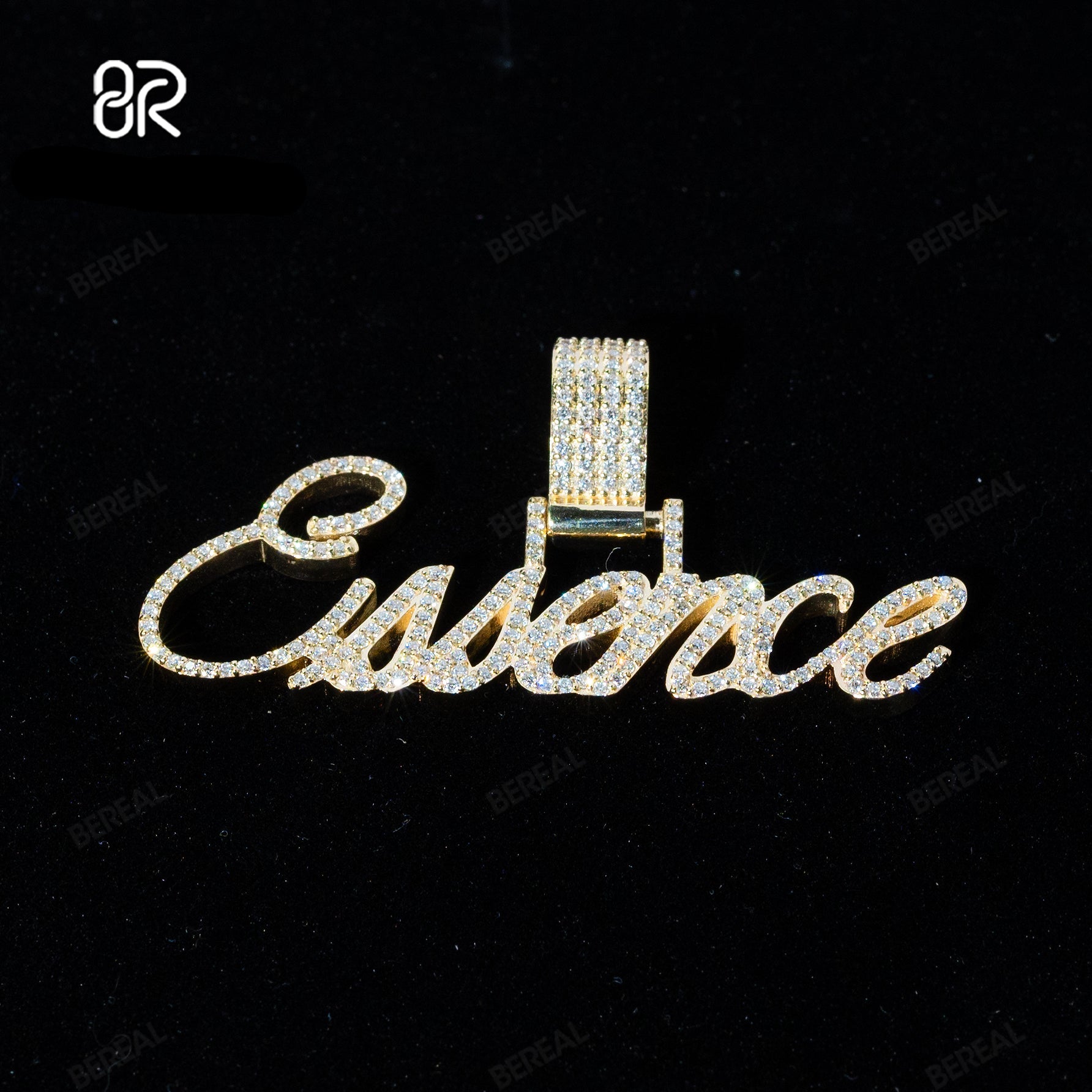 Custom 2" Iced Letter Pendant Set — Moissanite | 925 Silver (Only 1pc)