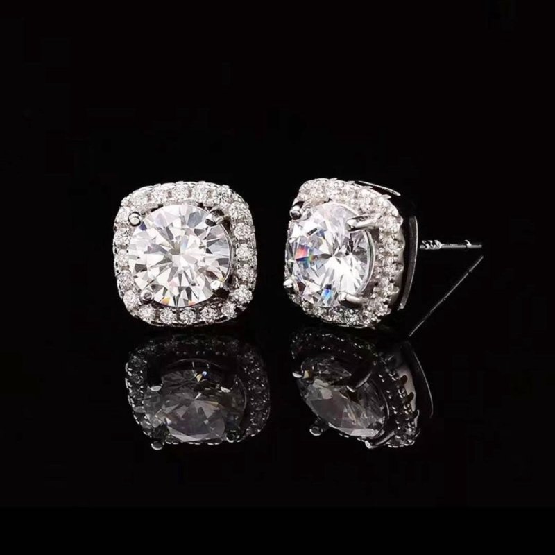 Moissanite Stud Earrings