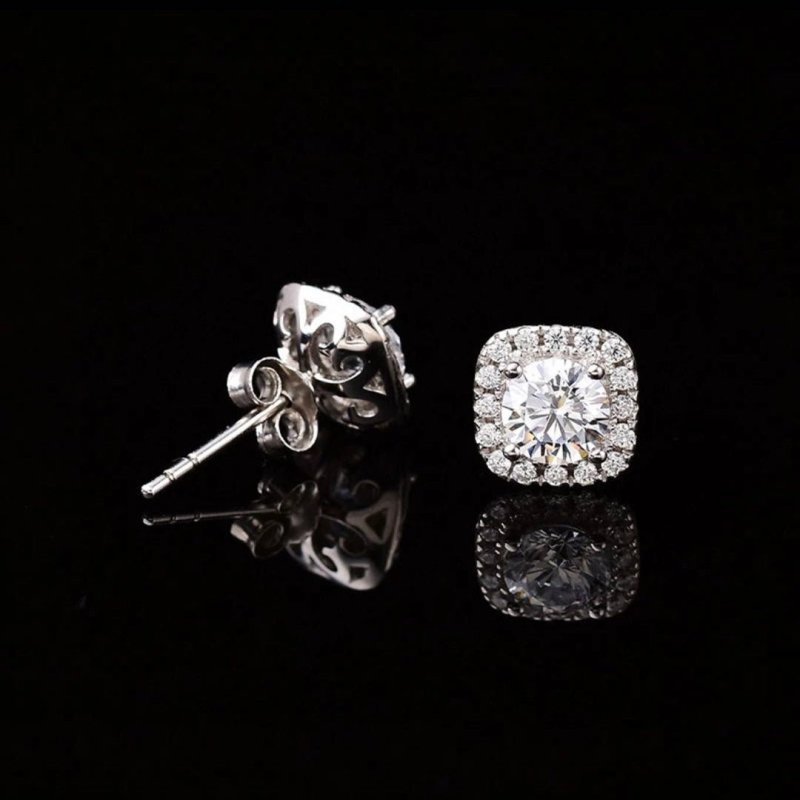 Moissanite Stud Earrings