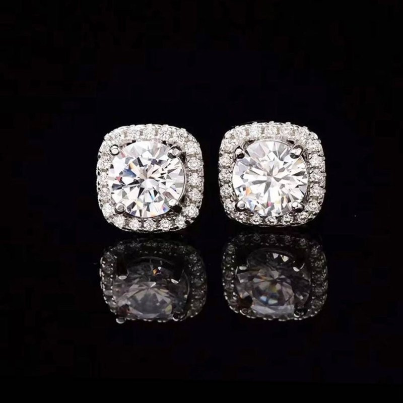 Moissanite Stud Earrings