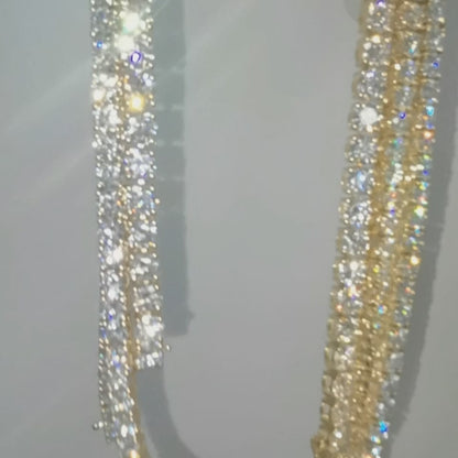 VVS Moissanite Tennis Bracelet Iced Out Custom 925 Silver 10K/14K/18K Real Gold Diamond Rapper Jewelry