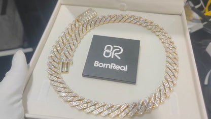 Thick Rapper VVS Moissanite 925 Silver 16MM Cuban Link Chain 10K/14K/18K Real Gold Lab Diamond Custom Hip Hop Jewelry