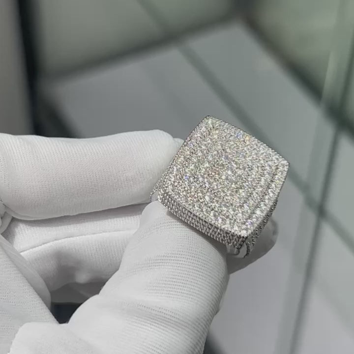Hot Sale Iced Out 925 Silver Championship Rings for Basketball Players Video