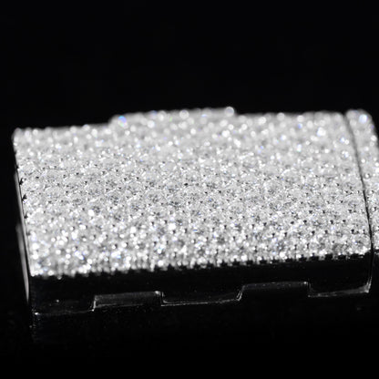 Iced Out Cuban Link Chain Bracelet 8mm