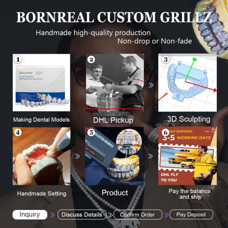 Self - service Dental Mold Making Tool,Custom Grillz Deposit $200