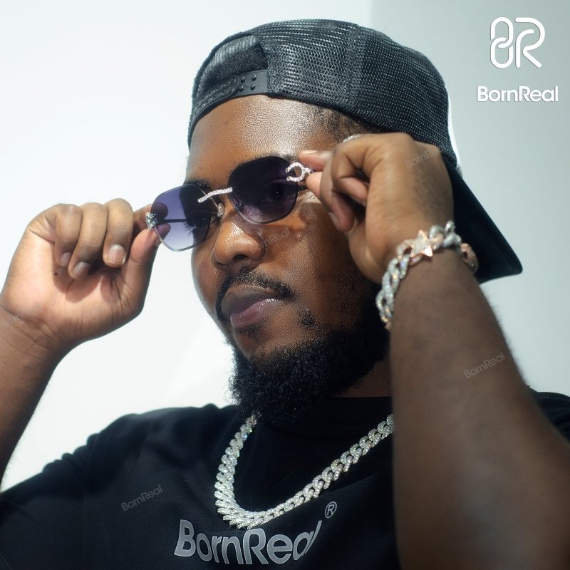 Vvs D Color Moissanite Sunglasses 18K Gold