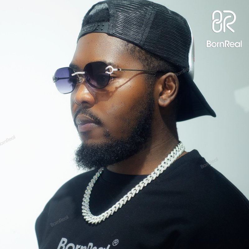 Vvs D Color Moissanite Sunglasses 18K Gold